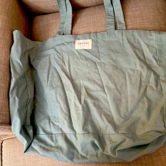 Handbags - Sézane Teal Tote